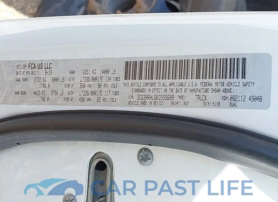 3C63RRHL6KG555689# 8