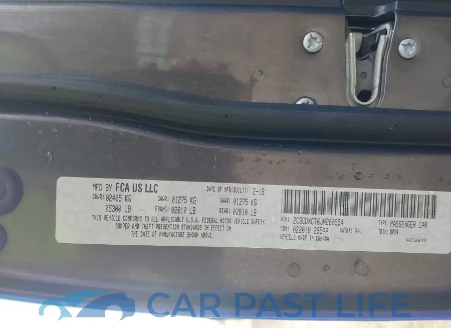 2C3CDXCT6JH260954# 9