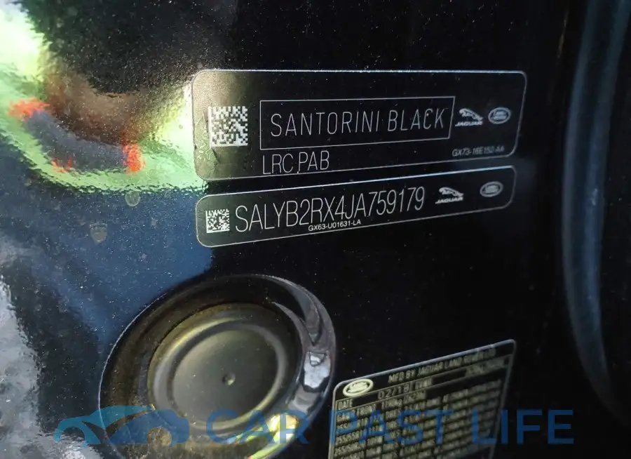 SALYB2RX4JA759179# 9
