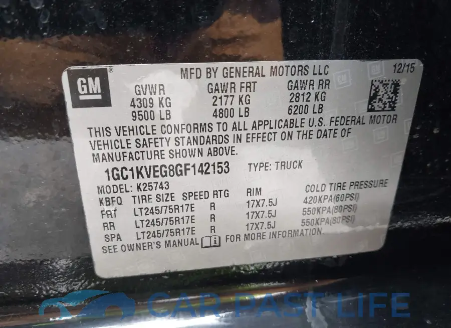 1GC1KVEG8GF142153# 9