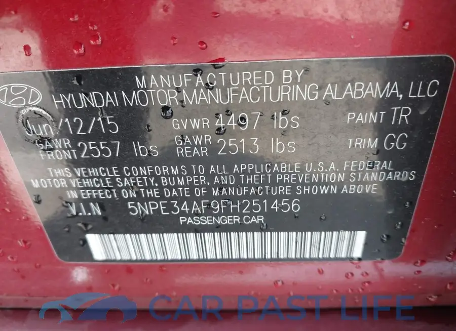 5NPE34AF9FH251456# 9