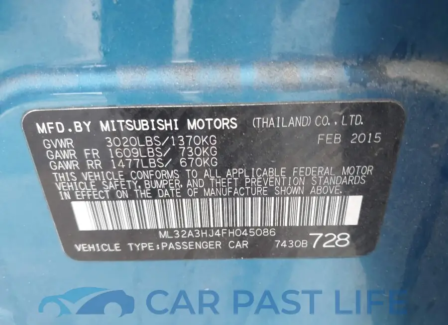 ML32A3HJ4FH045086# 9