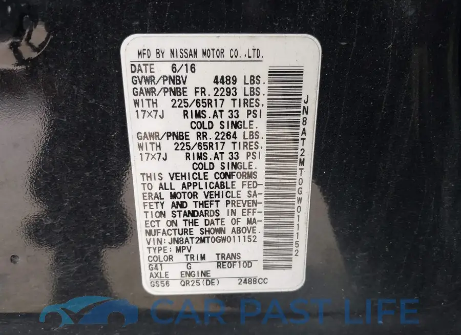 JN8AT2MT0GW011152# 9