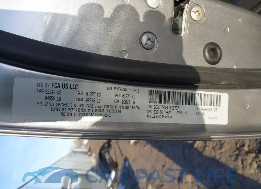 2C3CDZBG0FH818787# 9