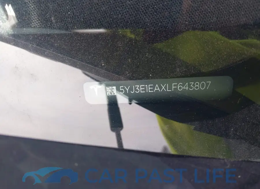 5YJ3E1EAXLF643807# 9