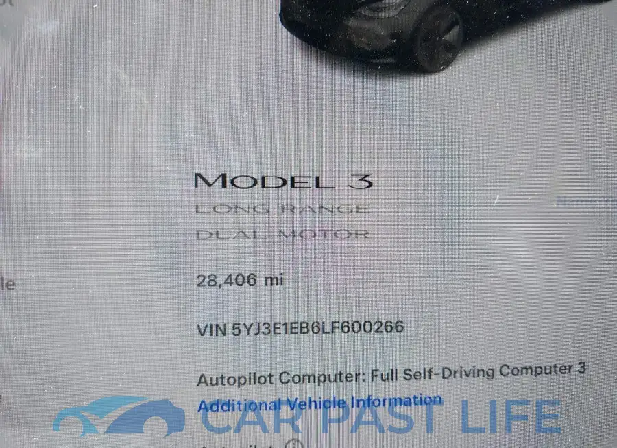 5YJ3E1EB6LF600266# 7