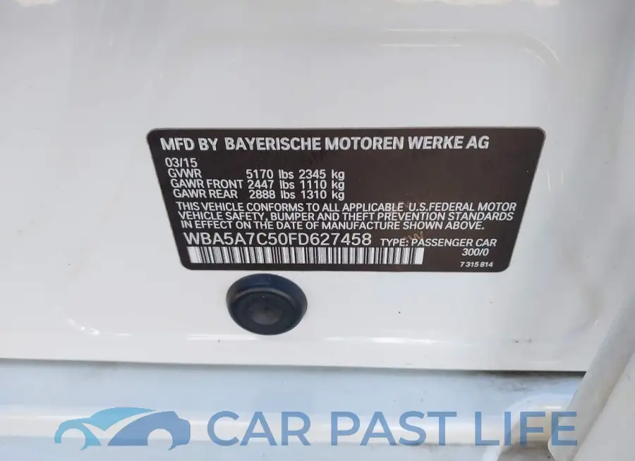 WBA5A7C50FD627458# 9