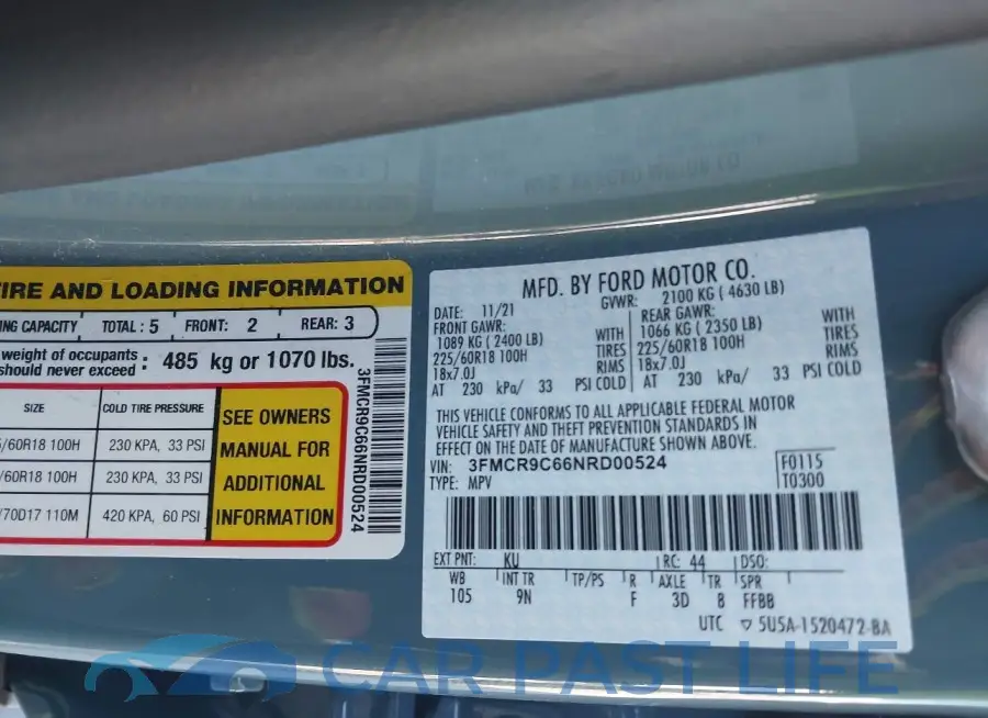 3FMCR9C66NRD00524# 9