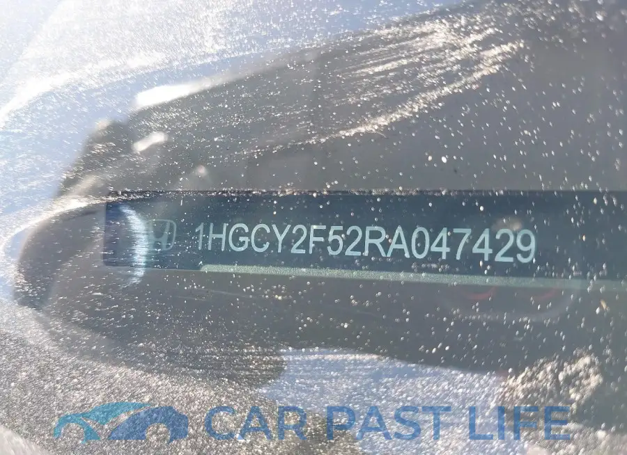 1HGCY2F52RA047429# 9