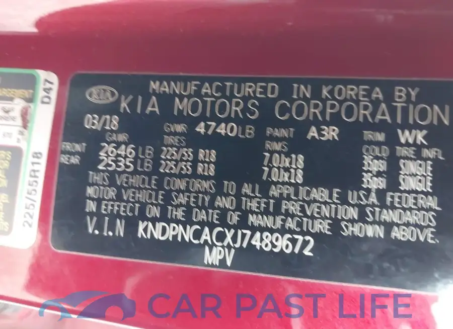 KNDPNCACXJ7489672# 9