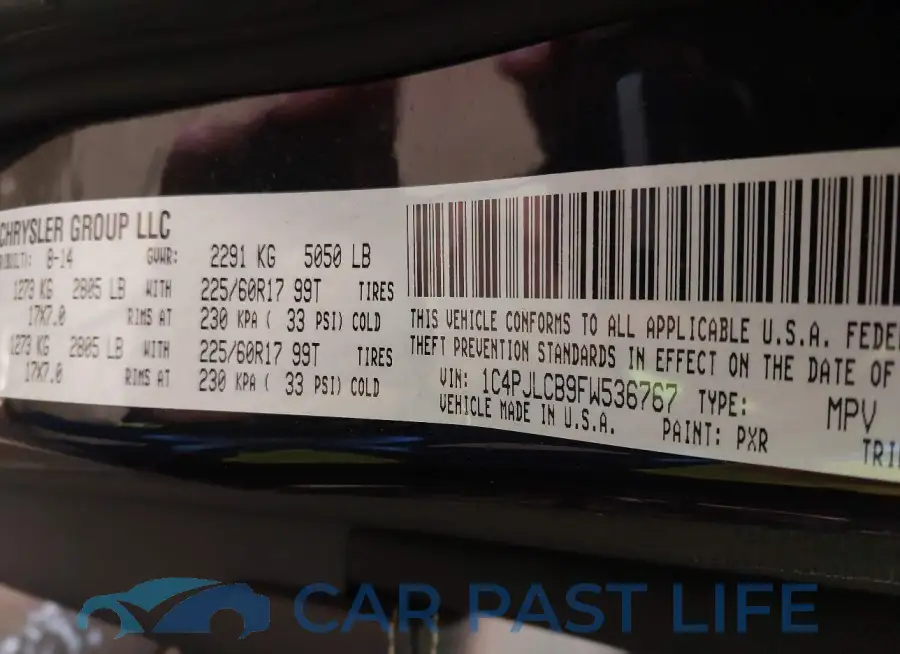 1C4PJLCB9FW536767# 9