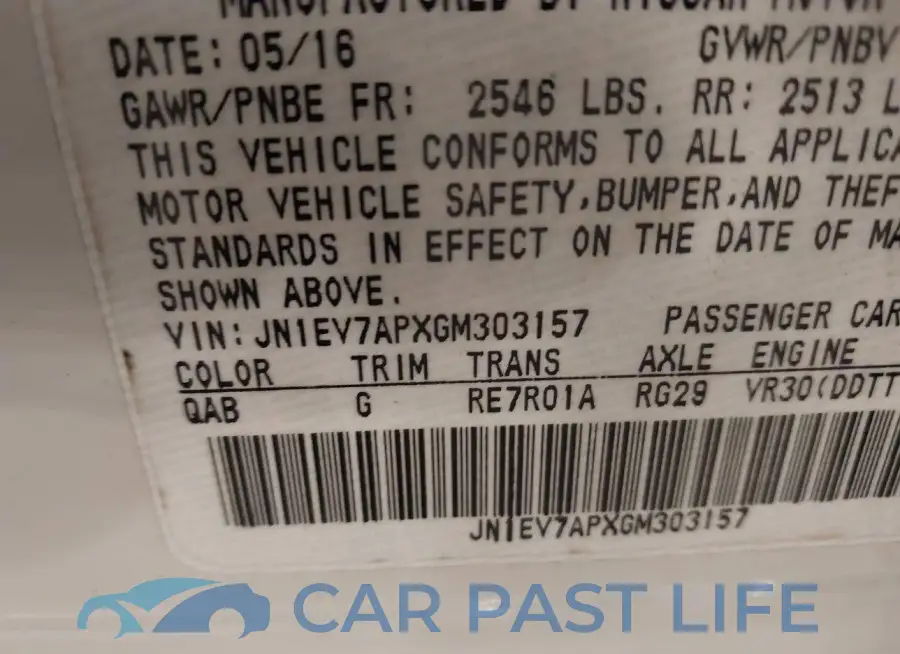 JN1EV7APXGM303157# 9