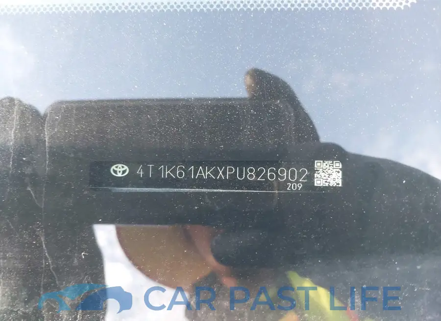 4T1K61AKXPU826902# 9