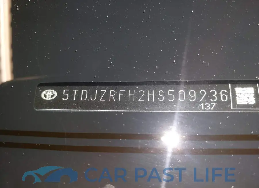 5TDJZRFH2HS509236# 18