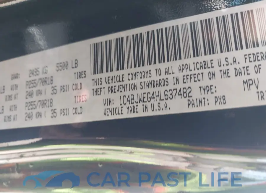 1C4BJWEG4HL637482# 9
