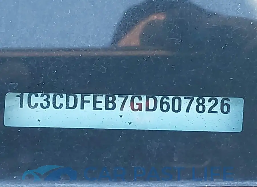 1C3CDFEB7GD607826# 9