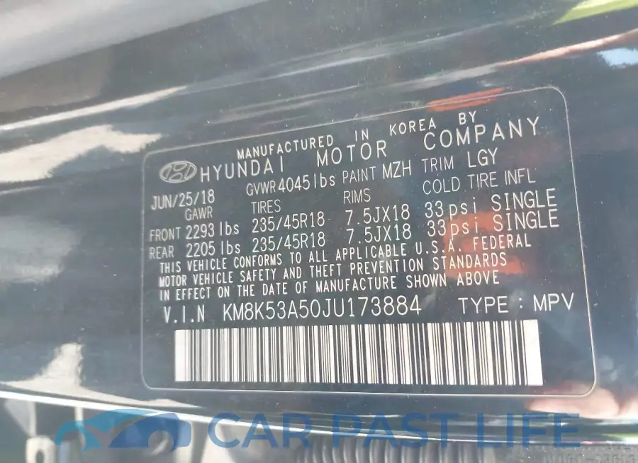 KM8K53A50JU173884# 9