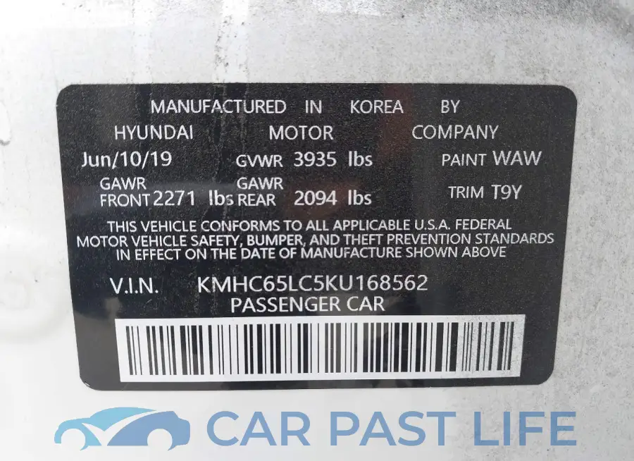 KMHC65LC5KU168562# 9