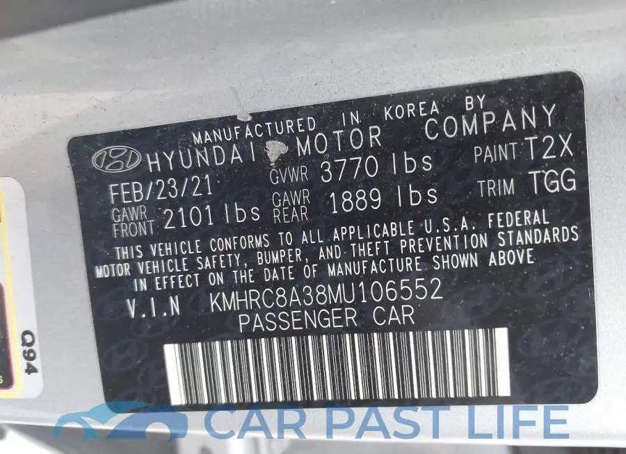KMHRC8A38MU106552# 9