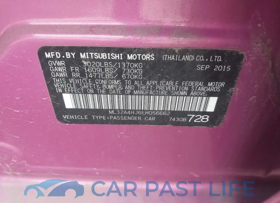 ML32A4HJ6FH056662# 9