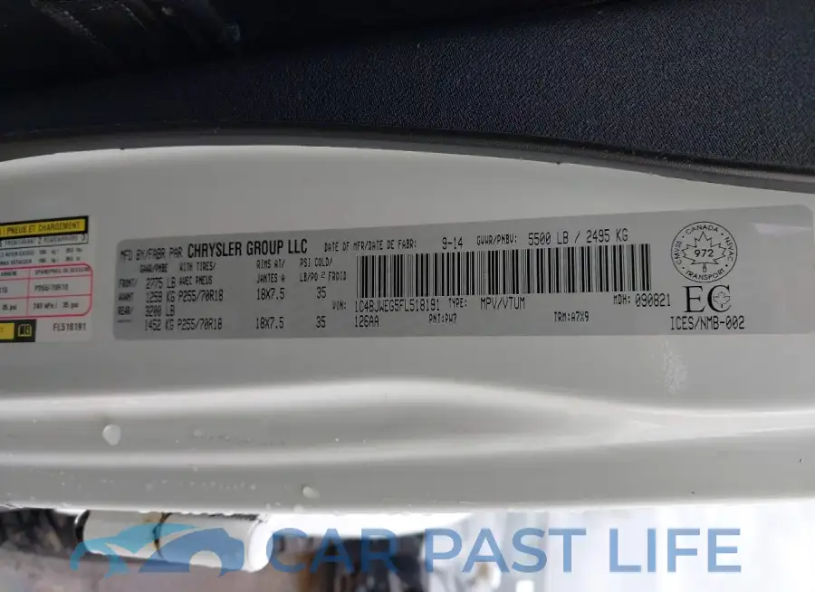 1C4BJWEG5FL518191# 9