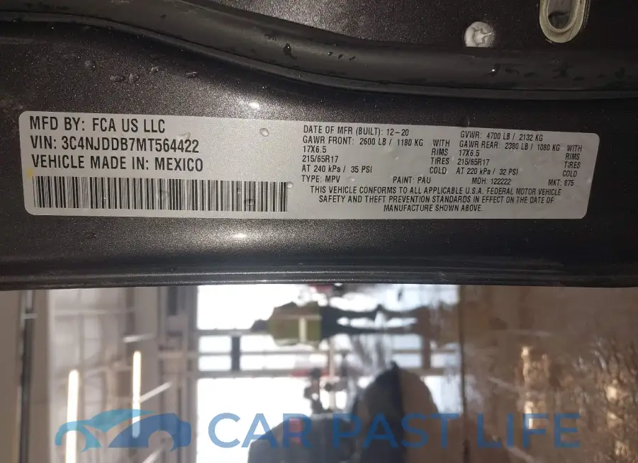 3C4NJDDB7MT564422# 9