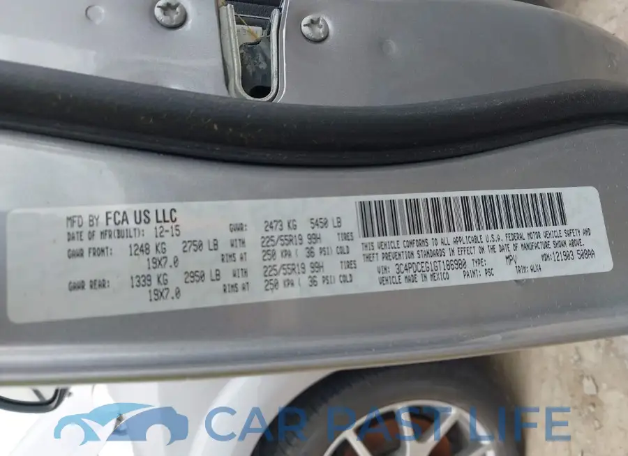 3C4PDCEG1GT186980# 9