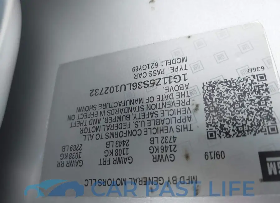 1G11Z5S36LU102732# 9