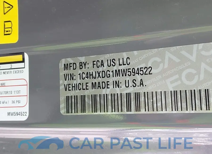 1C4HJXDG1MW594522# 9