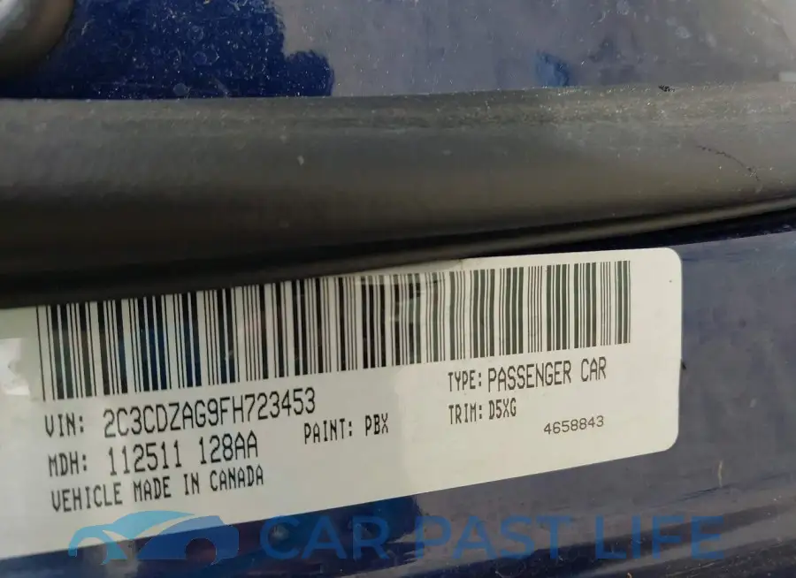 2C3CDZAG9FH723453# 9