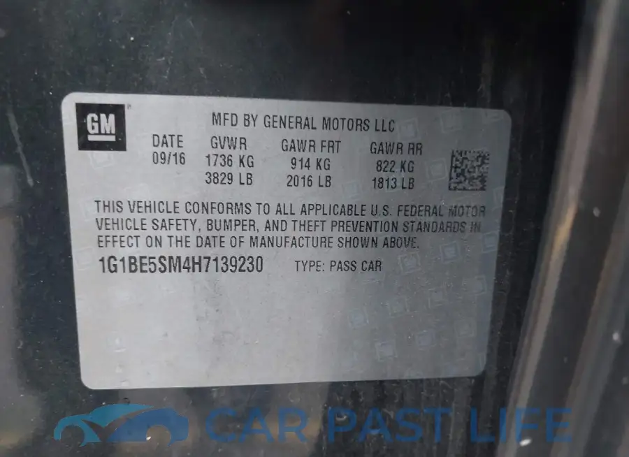 1G1BE5SM4H7139230# 9