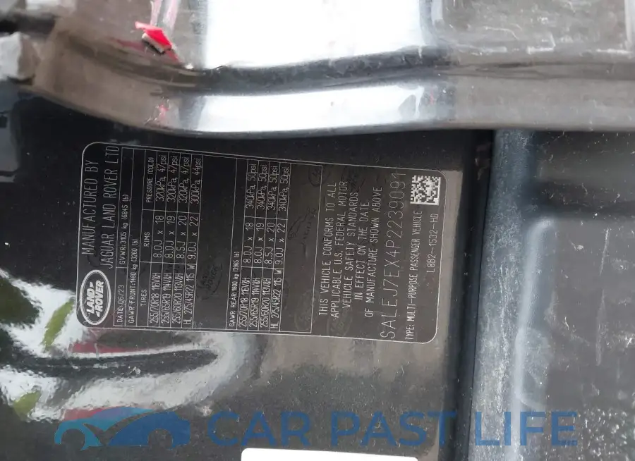 SALEJ7EX4P2239091# 9