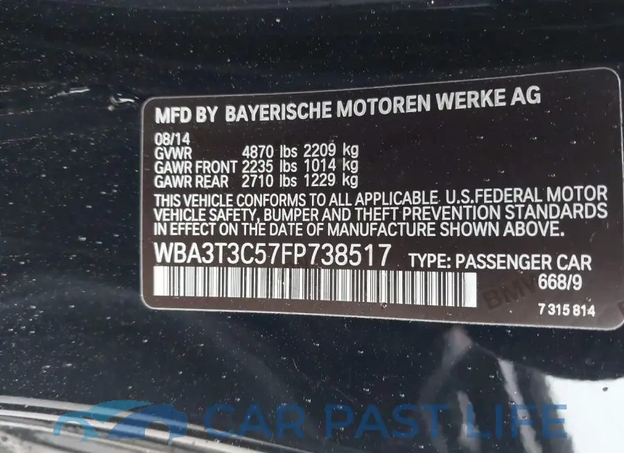 WBA3T3C57FP738517# 9