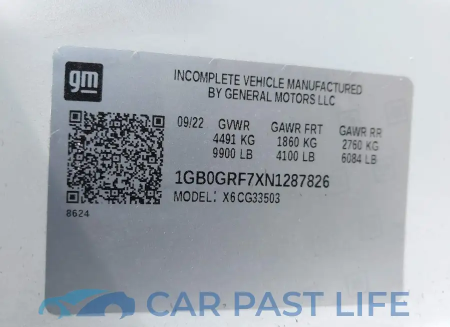 1GB0GRF7XN1287826# 8