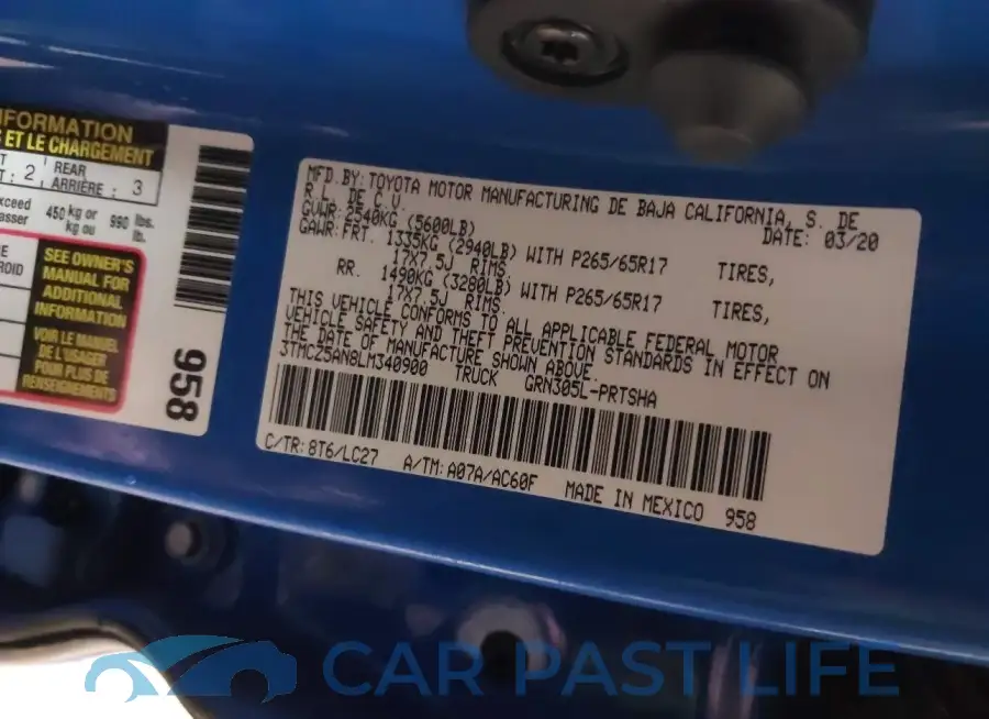 3TMCZ5AN8LM340900# 9