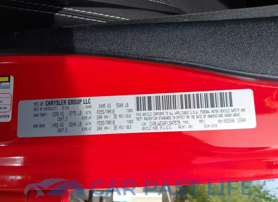 1C4BJWEG0FL547579# 9