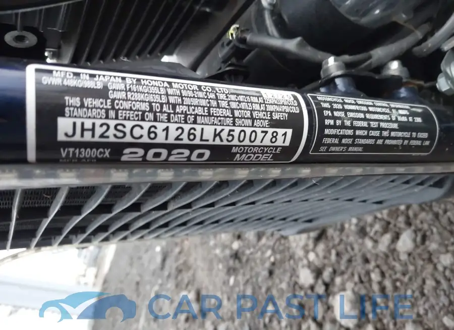 JH2SC6126LK500781# 10