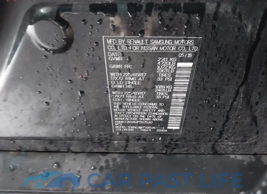 KNMAT2MV8JP597520# 9