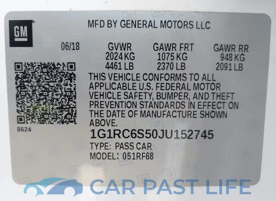 1G1RC6S50JU152745# 9