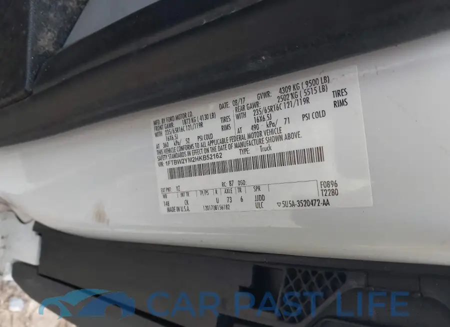 1FTBW2YM2HKB52162# 9