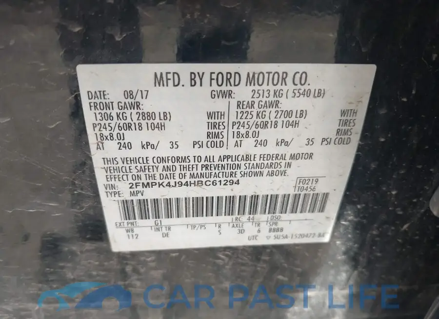 2FMPK4J94HBC61294# 9