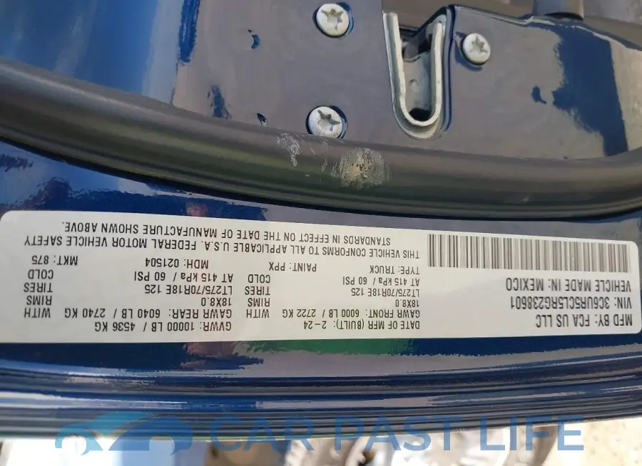 3C6UR5CL5RG238601# 9