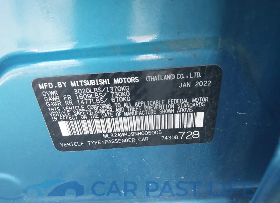 ML32AWHJ9NH005005# 9