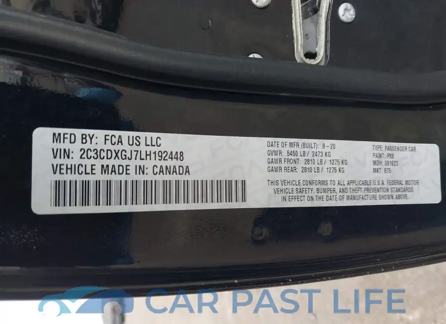 2C3CDXGJ7LH192448# 9