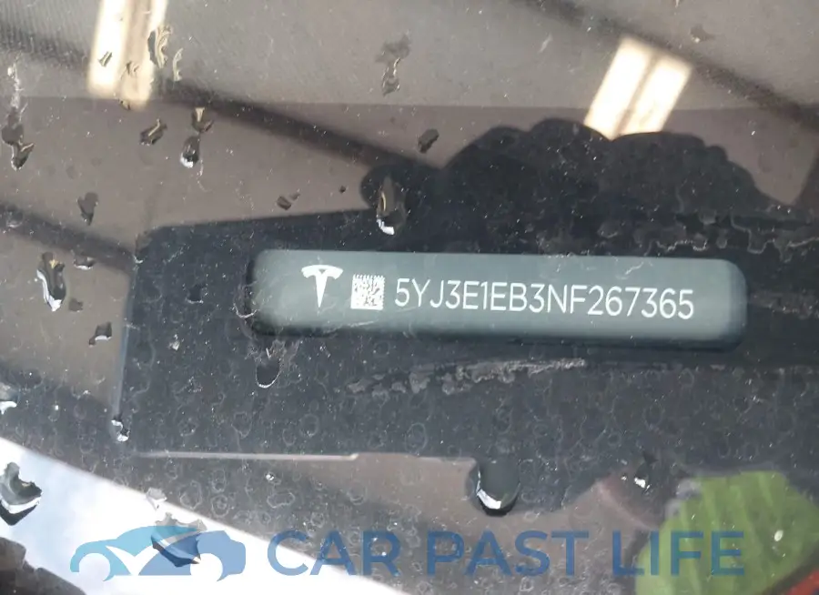 5YJ3E1EB3NF267365# 9