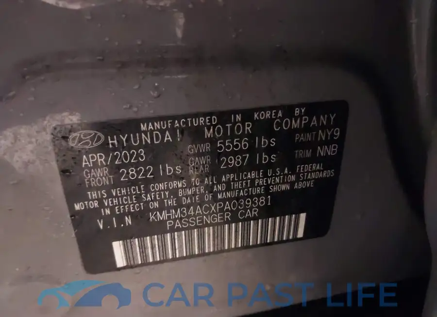 KMHM34ACXPA039381# 9