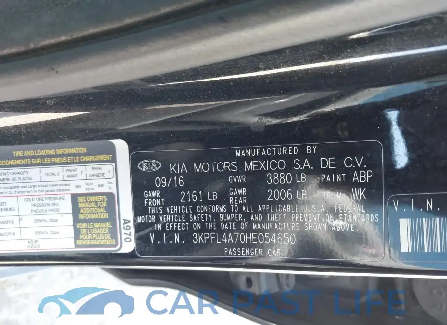 3KPFL4A70HE054650# 9