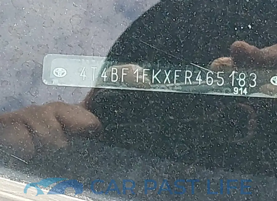 4T4BF1FKXFR465183# 17