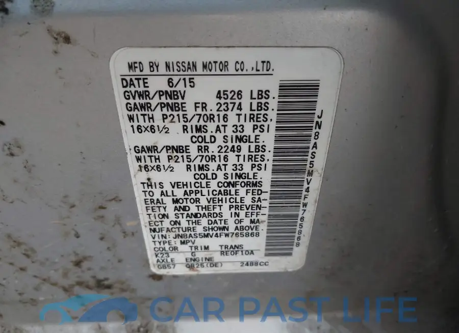 JN8AS5MV4FW765868# 9