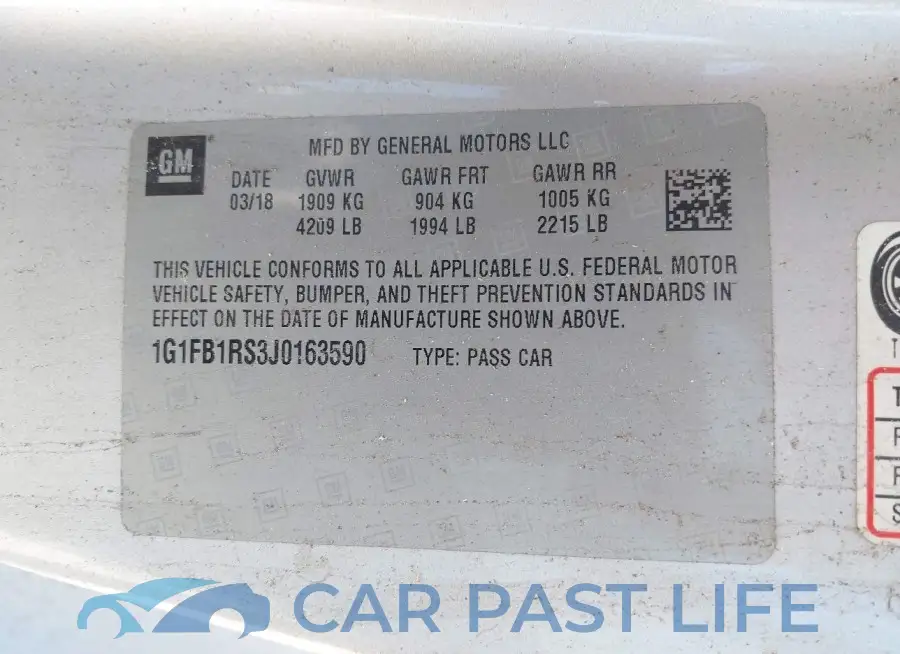 1G1FB1RS3J0163590# 9